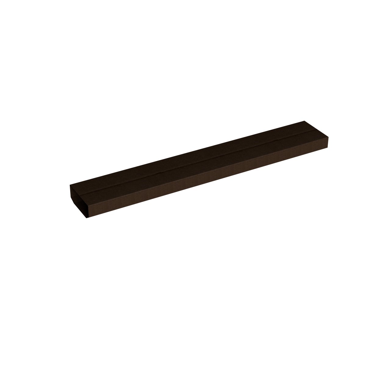 Warm edge spacer in dark brown